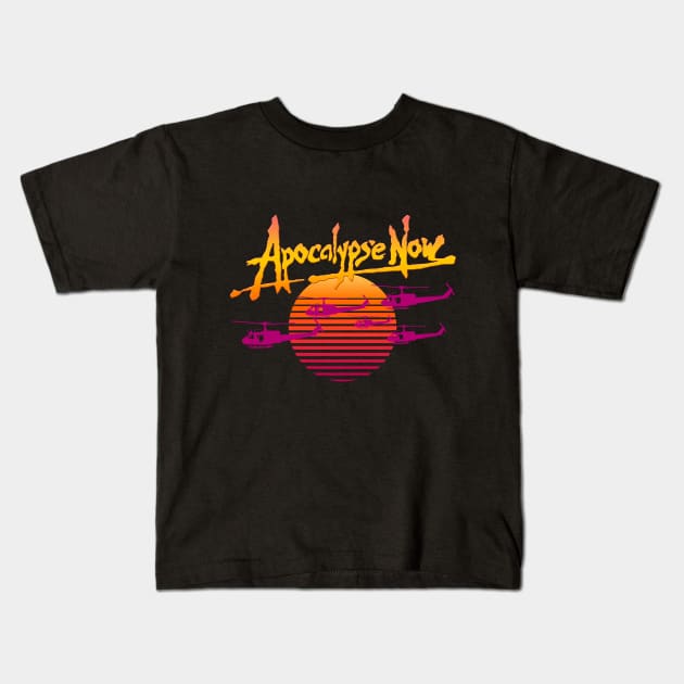 RETRO APOCALYPSE NOW Kids T-Shirt by theanomalius_merch